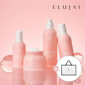 [쇼핑백 포함] 엘루자이 콜라겐 부스터 기초 4종 세트 기초화장품 스킨케어세트