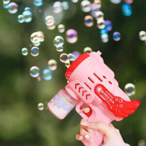 [1개+1개] 새지 않는 비눗방울총 엔젤 버블건 아동용 장난감 어린이날 선물 ST14397