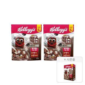 켈로그 첵스초코 쿠키앤크림 420g, 2개 + 증정(쿠키앤크림 120g, 1개)