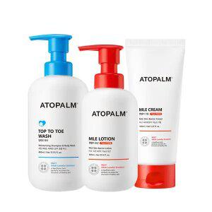 [아토팜 BEST SET] MLE크림160m+MLE로션300m+탑투토워시460ml+[증정]탑투토워시리필25