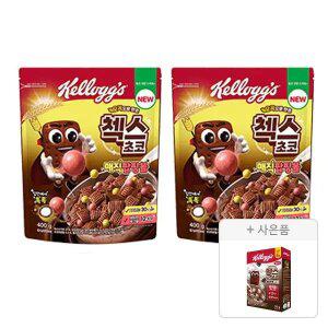 켈로그 첵스초코 매직팝핑볼 400g, 2개 + 증정(쿠키앤크림 120g, 1개)