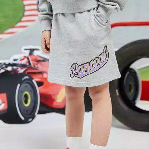 [팬콧키즈] 리프레시 밴딩 스커트(MELANGE GREY)