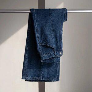 (안나앤모드) premium 라이오셀 절개 일자 데님 [데님EDK20]