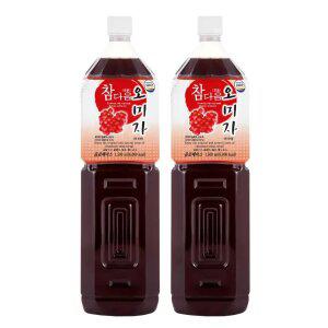 참다음 오미자 농축액 엑기스 청 음료 베이스 1.5L 2개