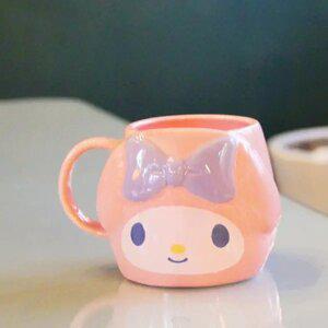 입체 머그컵 마이멜로디 390ML / 캐릭터 산리오 도자기 커피잔 차