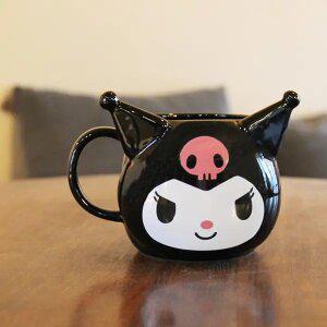 입체 머그컵 쿠로미 390ML / 캐릭터 산리오 도자기 커피잔 차