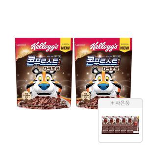 켈로그 콘푸로스트 다크초코 550g, 2개 + 증정(첵스초코 쿠키앤크림 30g, 5개)