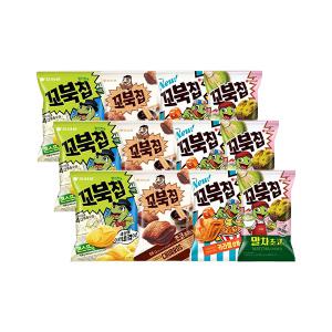 오리온 꼬북칩 콘스프 80g+꼬북칩 초코츄러스 80g+꼬북칩 카라멜팝콘맛 72g+꼬북칩 말