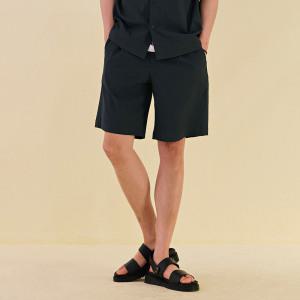 [체이스컬트] [2color] 남자 원턱 밴딩 반바지