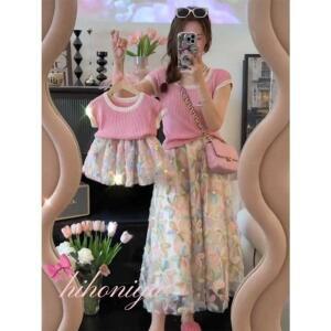 패밀리룩 백일사진 맘커플룩 돌촬영의상 휴가 여행옷 드레스 엄마딸원피스 원피스