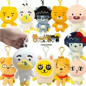 카카오프렌즈 라이언 춘식이 어피치 튜브 네오 무지 프로도 가방고리 애착 동물 강아지 카카오 인형