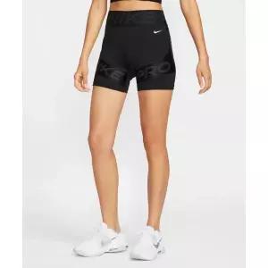 NIKE 나이키 프로 스컬프트 드라이 핏 하이웨이스트 5인치 바이커 쇼츠 W 블랙 앤트러사이트 화이트 HV2367