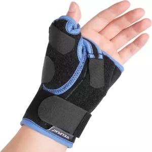 엄지 안정제 야간 지지대가 있는 벨포 손목 터널 보호대 관절의 완전 안정화 건염 통증 완화 드 케르뱅