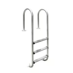 스테인레스 물놀이 호텔 수영장 4단 프레임 사다리 워터파크 야외 풀장 실외 이동식 입수