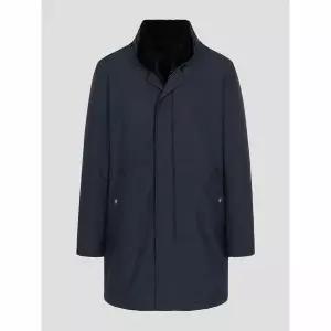 [로가디스] 폴리 풀 퍼 코트 - 네이비 (RY5X38P07R)