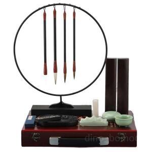 문방사우 지필묵연 동양화 서예세트 도구 붓글씨 필방 글씨 초보자 서예용품 풀세트