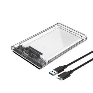 Reletech 2.5인치 외장 하드 드라이브 인클로저, SATA-USB 3.1 도구 필요 없음 SSD 및 HDD 9.5mm 7mm 케이스가 UASP SATA를 지원합니다