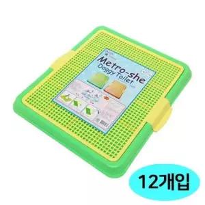 [반려] 12개입 토일렛 그린 애견용 메트로쉬 1박스