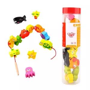 세살네살 소근육발달 바느질놀이 실꿰기 영유아 어린이집 키즈 장난감 학습 3살 아기