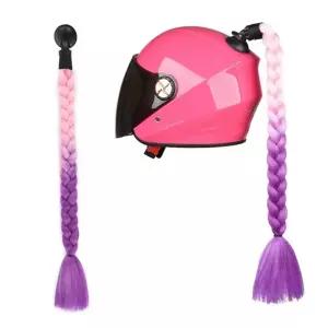 헬멧장식 삼에스 오토바이 드레드락 B37-016핑크퍼플