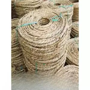 새끼줄 지푸라기 밧줄 마른 밀짚 묶음 비닐하우스