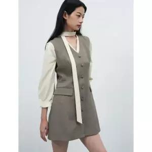 제너럴아이디어 GENERALIDEA 버튼 레이어드 미니 원피스 [BEIGE] / WBE4L15509 WBE4L15509BE 2840741