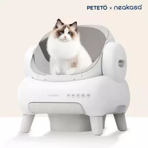 코오롱 페테토 니카사 고양이 자동화장실 M1 Pro 화이트