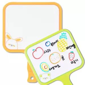 4set 벽걸이 유아 손잡이 종이 양면 화이트보드 그리기 3살여아