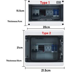 AC 콤바이너 박스 회로 차단기, SPD 가정용, 태양광 과전압, 번개 보호대, 230V, 10A ~ 63Amp