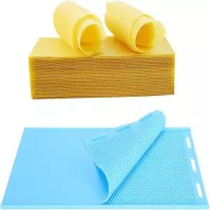 실리콘 밀랍 재단 프레스 금형 양봉 및 양초 제조 용품에 재사용 가능한 5.4mm 벌집 2매 논스틱