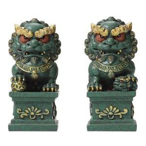 해태 조각상 미니 해치 소품 전통 조형물 해태상 장 풍수지리 SS사자수컷암컷한쌍 인테리어