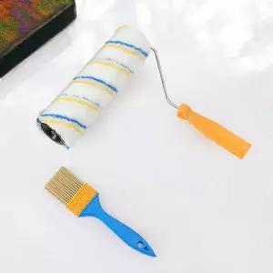 [셀러에이드]컬러마켓 페인팅 도구 3종세트 바닥 벽 페인트 롤러