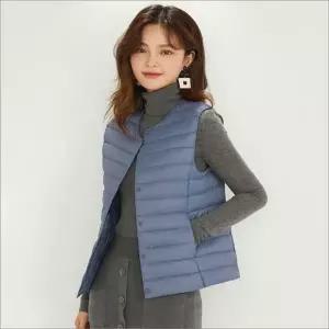 여성 덕다운 경량패딩 쪼끼 6색 오리털 조끼 패딩베스트