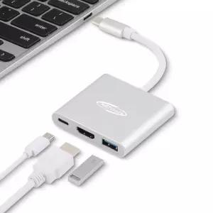 USB C타입 to HDMI 컨버터 듀얼 모니터 노트북 미러링 케이블 변환젠더 확장 PD 100W 충전 핸드폰 TV연결