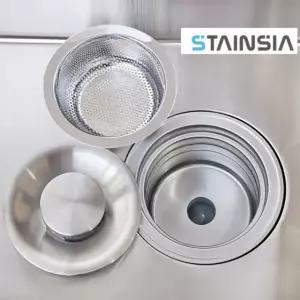 스텐시아 고급형 올스텐 싱크대 배수구 가정용 풀세트