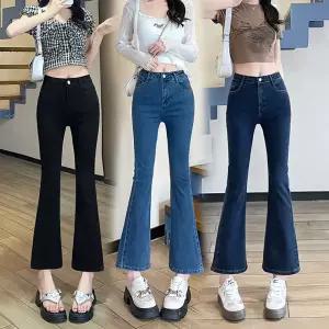 8부 9부 키작녀 세미부츠컷청바지 나팔바지