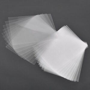 10개입 수축 플라스틱 시트 DIY 열수축 필름 반투명 아트 종이 수제 용품 파티 장식