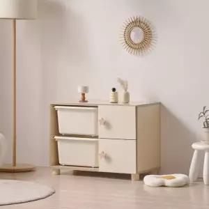 아이방 거실 침실 바구니 수납장 80cm P0000CFG