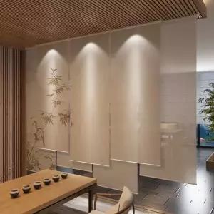 대나무발 블라인드 전동 피버 귀걸이[8mm]