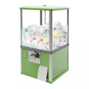 시 대형 상업용 캡슐 자판기 측면당 4개의 25센트 동전 운영 검볼 뱅크 머신 장난감 디스펜서 캔디