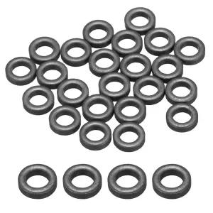 MECCANIXITY 20Pcs 토로이드 페라이트 코어 5mm OD x ID H 링 초크 강력한 원형 RFI EMI RF HF 와이어 억제