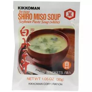 Kikkoman Shiro 인스턴트 미소 수프 29.8g1.05온스 12개 팩 [호환]