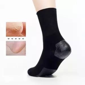 풋케어 3켤레 실리콘 보습 양말 발바닥 뒤꿈치 각질 갈라짐