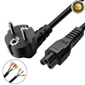 EU 전원 케이블 노트북 HP Dell Toshiba Sony ASUS Lenovo Samsung Notebook 용 3 핀 어댑터 코드 충전기