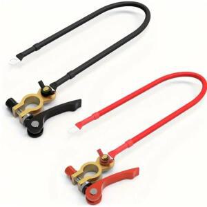 UI-터미널 커넥터 포함 10AWG 배터리 인버터 케이블 키트(RV용, 자동차, 태양집열판 에너지, 오토바이, 트