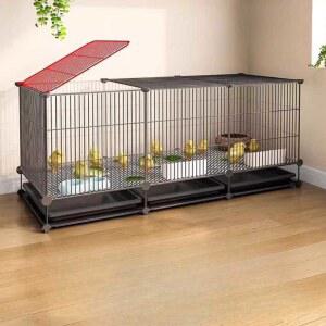 병아리 사육장 집 메추리 소형 케이지 30마리 세트 철제 105x35x45 조립식