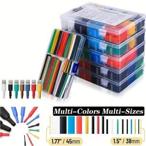 2: 1 열 수축 튜브 절연 슬리브 전기 연결 케이블 방수 난연성