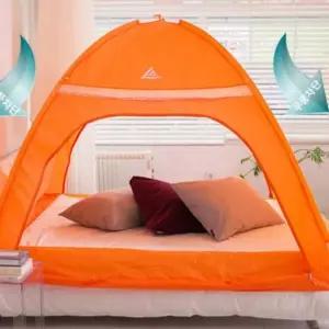 난방텐트 1-2인용 원터치 양문형 방한 보온 텐트