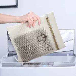 세탁망 빨래망 속옷 아기 이중 자수 M