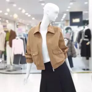 스웨이드 집업 자켓 블루종 FSPHA5L05G